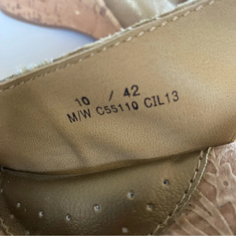 B.O.C. BORN CONCEPT Gold Wedge Sandals - Picture 7 of 14